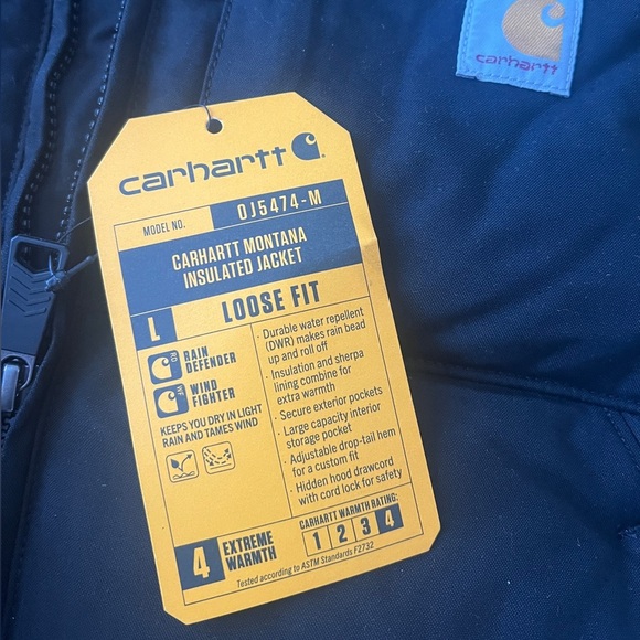 NWT - Carhartt MONTANA LOOSE FIT INSULATED JACKET - 4 EXTREME WARMTH RATING - Picture 4 of 10